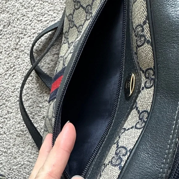 Vintage Gucci Ophidia Sherry Line Blue Crossbody Bag - Picture 7 of 16